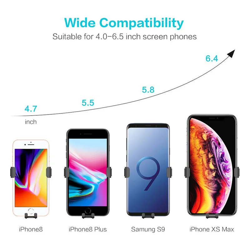 Универсальный автомобильный держатель для телефона Модернизированный держатель для сотового телефона крепление для лобовое стекло Приборная панель автомобиля с сильной присоской для iPhone XR X