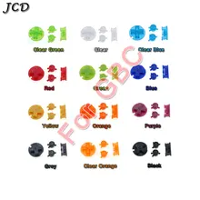 JCD Plastic Power ON OFF Buttons Keypads for Gameboy Color GBC Colorful Buttons for GBC D Pads A B Buttons