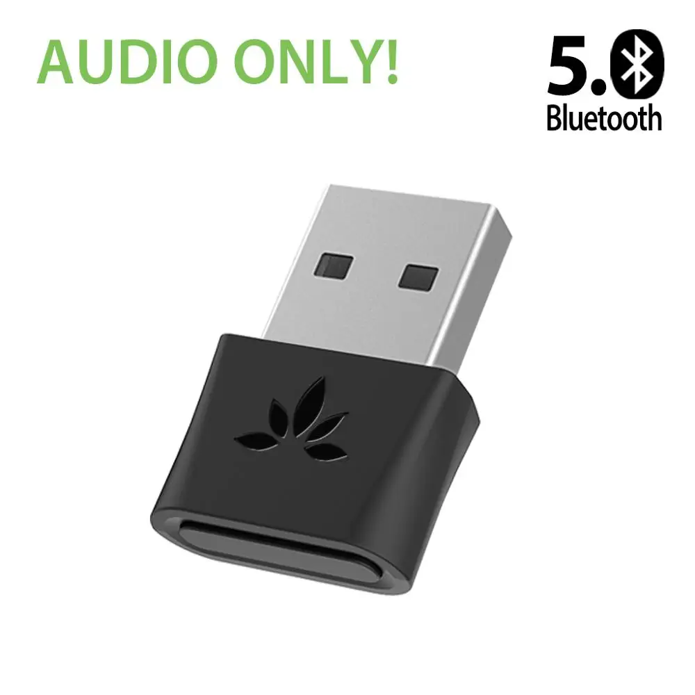 Avantree DG80 Bluetooth 5.0 USB Bluetooth Audio Transmitter Adapter (External) for Music, Calls, Gaming, Movies on PC