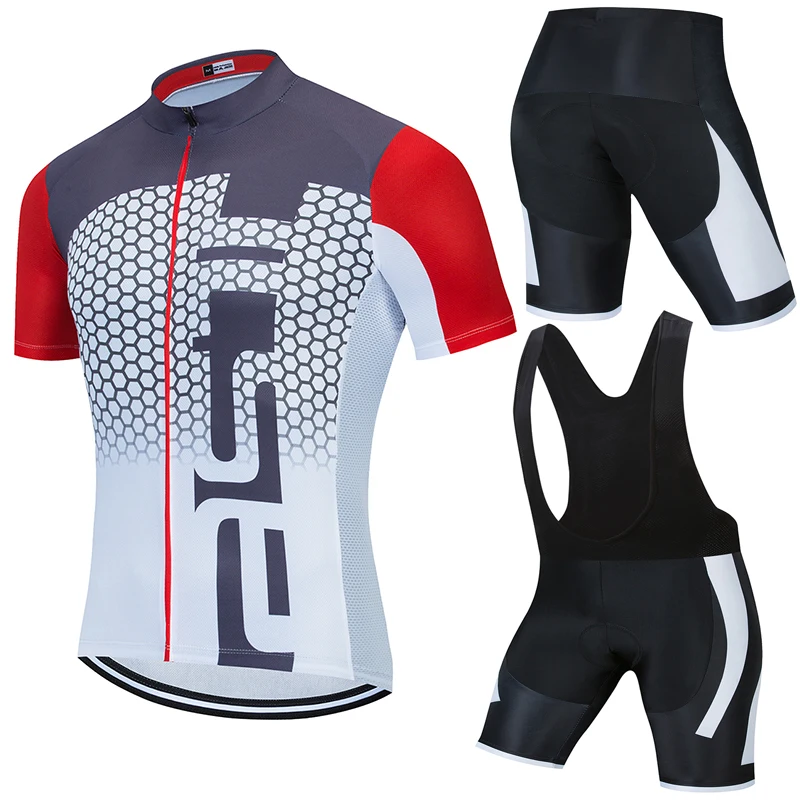 

teleyi Summer Cycling Jersey Set Breathable MTB Bicycle Cycling Clothing Mountain Bike Wear Clothes Maillot Ropa Ciclismo