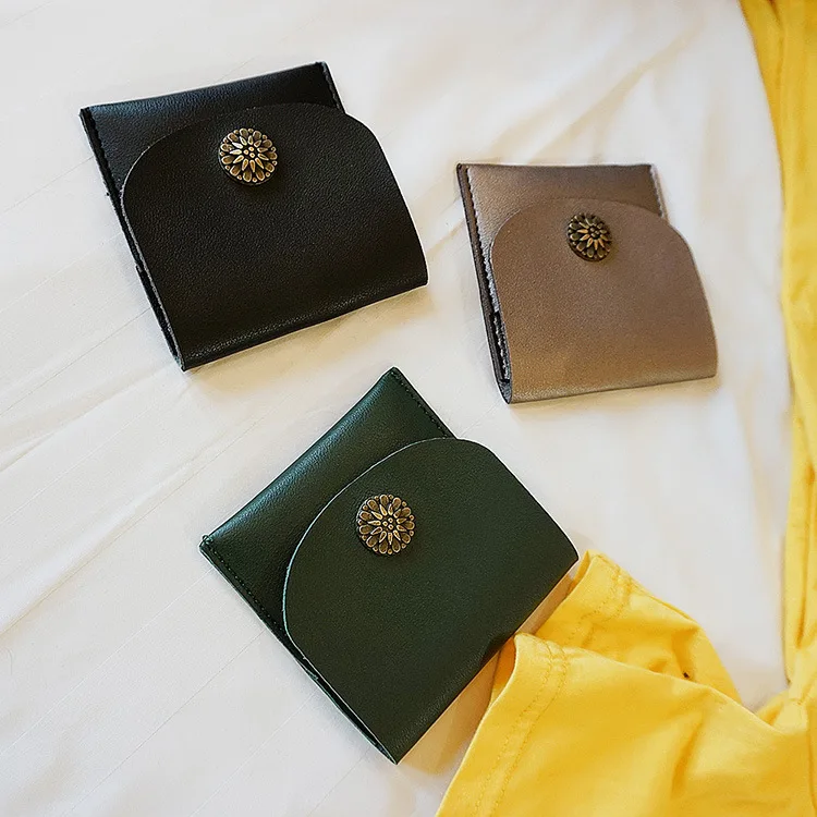 

Wear-Resistant Soft Short Wallet Korean-style Casual Square WOMEN'S Handbag Fashion Simplicity Wallet Women's Short