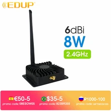Eding – amplificateur de puissance Wifi 8W 2.4GHz, répéteur de Signal Wifi, extension de la portée du routeur, Booster 6dbi, adaptateur d'antenne sans fil