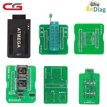 ATMEGA-adaptador que funciona para CG100 CG 100, herramienta de restauración de Airbag, dispositivo compatible con ATMEGA, reuso y chip de 8 pines