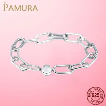 

2020 Hot Fashion 925 Sterling Silver Original Me Bracelet Fit Brand Me Charm Beads Fashion DIY Jewelry For Women Gift