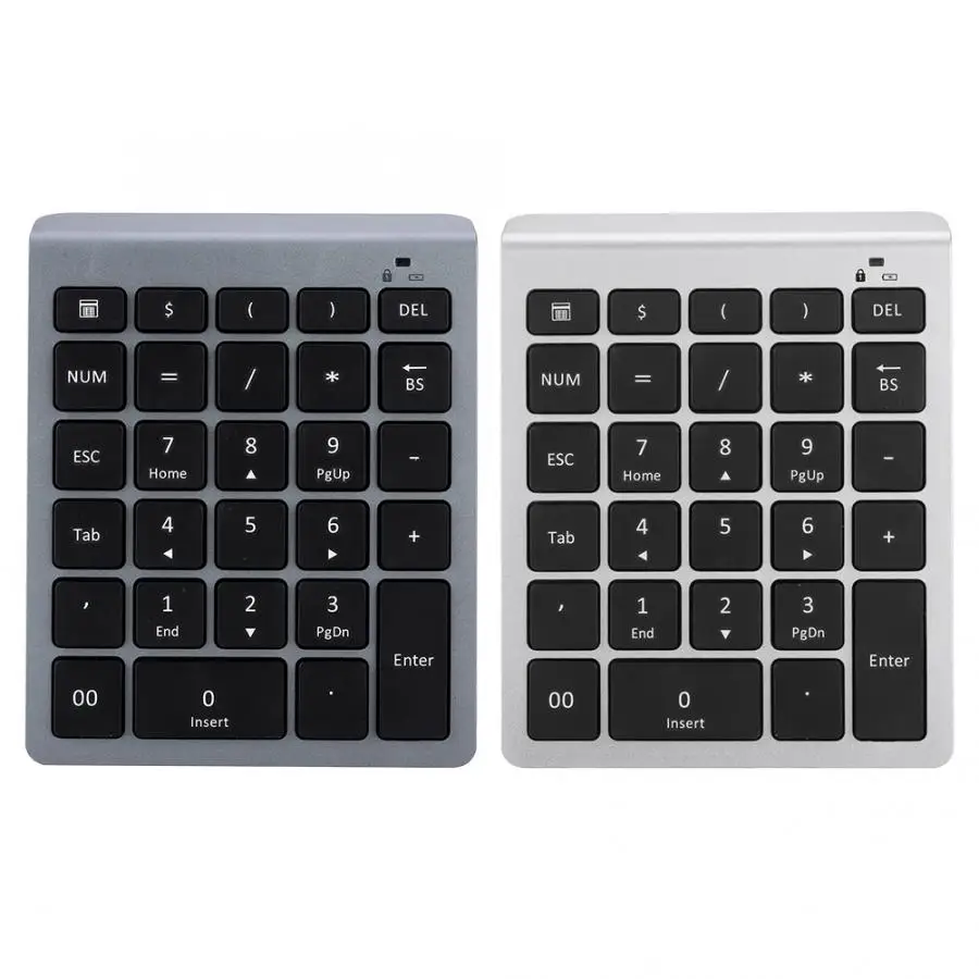 28 клавиш 2,4G мини Numpad беспроводная цифровая клавиатура маленькая клавиатура цифровая клавиатура