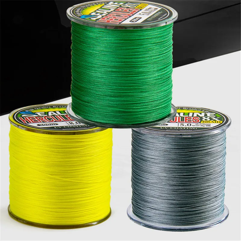 

4/8 Strands 300M Fishing Line Main Line 11-89LB 0.2-8 PE Anti-biting Fishing Line Braided Fishing Line Carp Fishing jooyoo