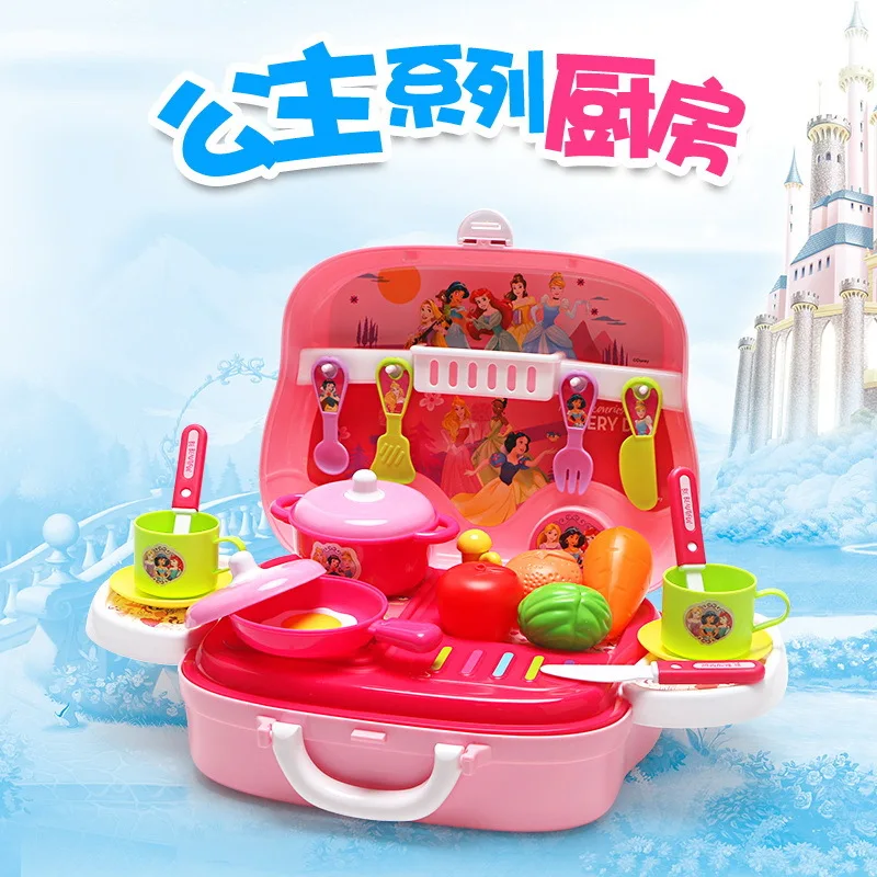Play House Princess Model Kitchenware Kitchen Toy Sets Children Cooking Educational Genuine Authorized