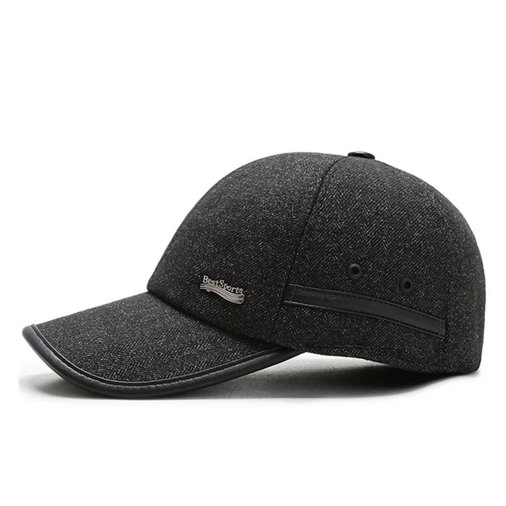 [AETRENDS] зимняя верхняя одежда Бейсбол Кепки Для мужчин Кепка-тракер шапка с ушами 6-Панель открытый Пеший Туризм рыболовные шляпы для кемпинга Z-10063