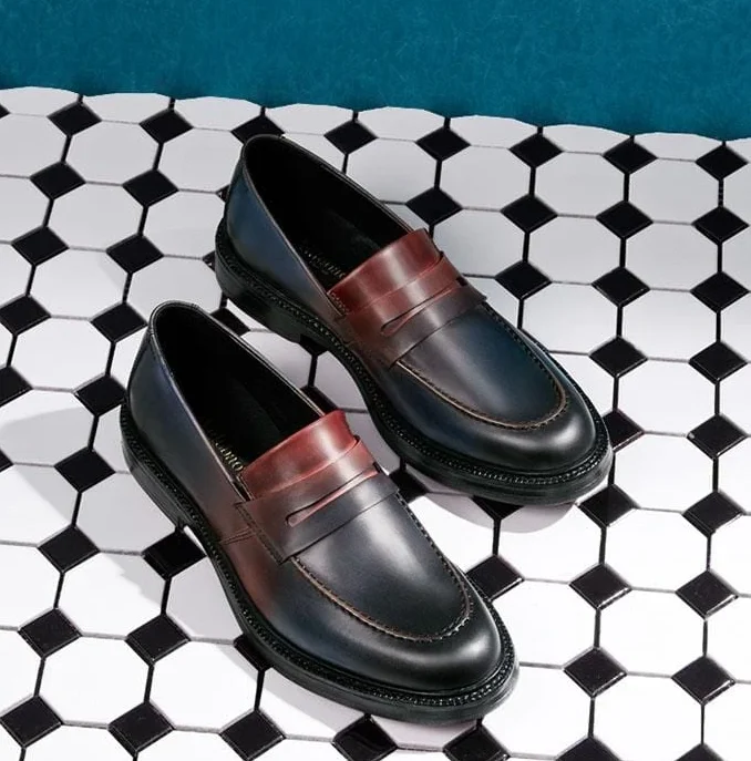 

Men Pu Leather Shoes Slip on Casual Shoes Dress Shoes Brogue Shoes Spring Ankle Boots Vintage Classic Male Casual F84