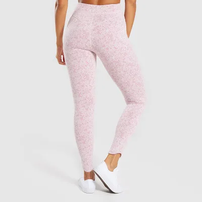 pink Уличные Леггинсы с принтом Highstreet зимние женские леггинсы для тренировок с высокой талией сексуальные повседневные брюки леггинсы для фитнеса feminina - Цвет: pink