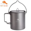 TOAKS TITANIUM POT WITH BAIL HANDLE Outdoor Camping Pot Lightweight Equipment 750ml, 1100ml, 1300ml, 1600ml, 2000ml 3