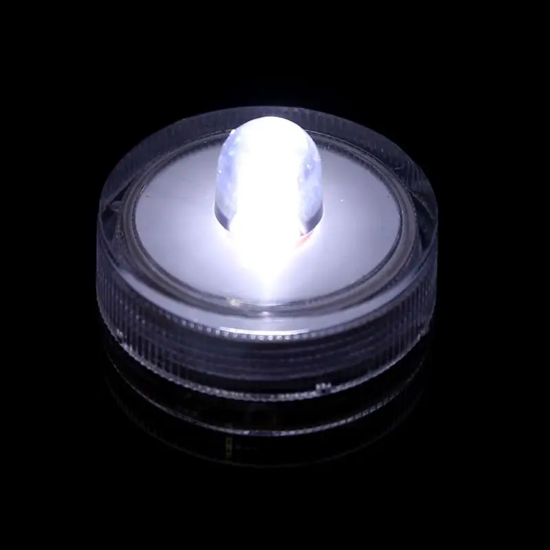 Flickering Light Flameless LED Tealight Tea Candles Wedding Xmas White Thread E65B