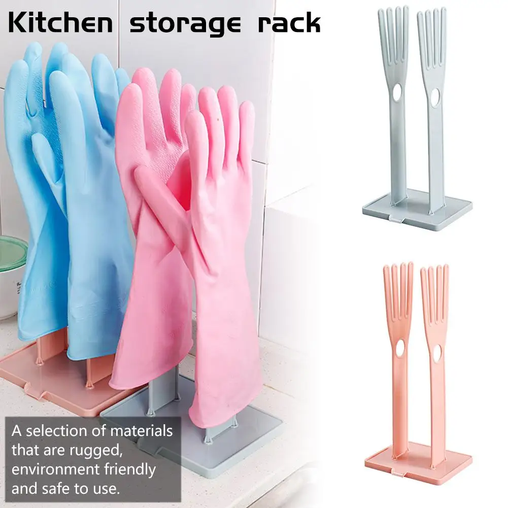 

Removable Kitchen Glove Stand Holder Rubber Glover Dryer Rack Kitchen Sink Accessories Towel Holder Kitchen Cleaning Tools