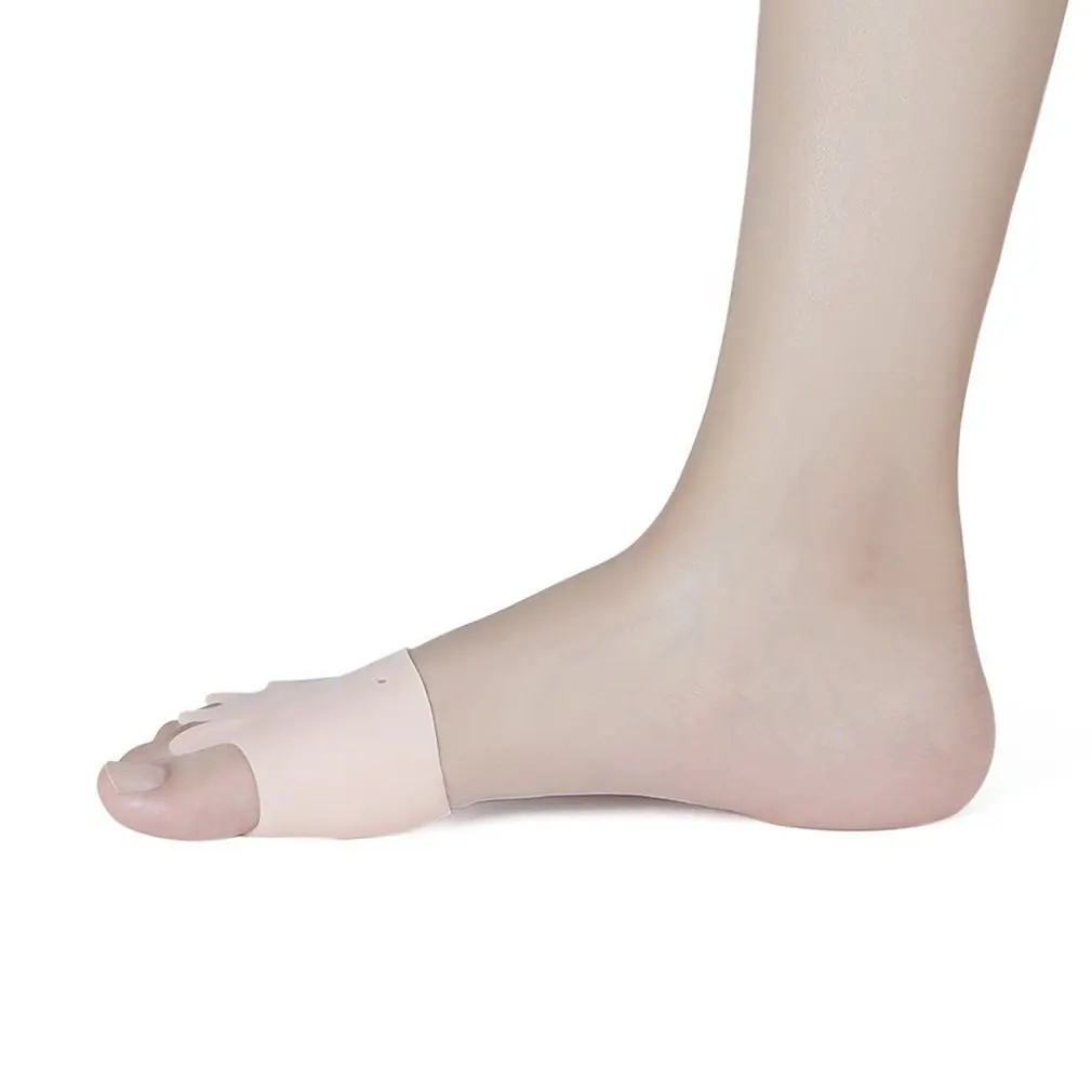 Пять отверстий Hallux приспособление для лечения вальгуса силикагель маникюрный носок кран силиконовый рукав для ног прочный силиконовый