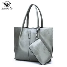 Zhenli Европейская и американская женская модная сумка Amazon европейский и американский стиль Женская сумка PU Одноцветный рюкзак