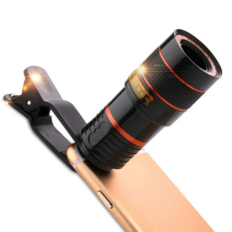 

8X/20X Telescope Zoom Lens Monocular Mobile Phone Camera Lens For Digital Camera Mobile Phones Monocular Binoculars