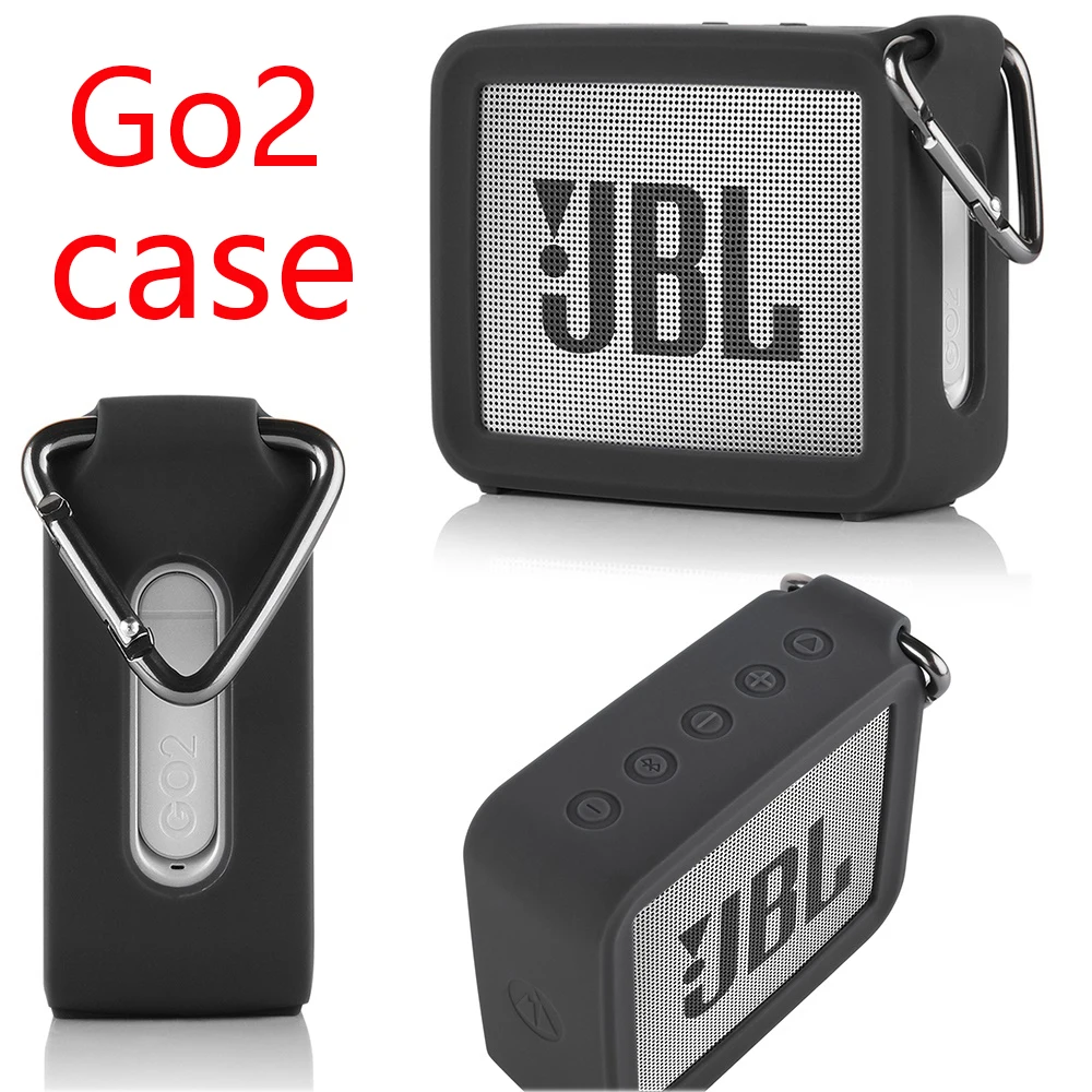 JBL-Funda GO 2 para Jbl Go2, Original, portátil, de silicona, suave, Gel de sílice, Funda de almacenamiento, go2 go 2