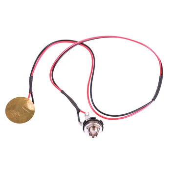 

Cigar Box Guitar Pickup Piezo & Jack For Acoustic Guitar Ukulele Mandolin