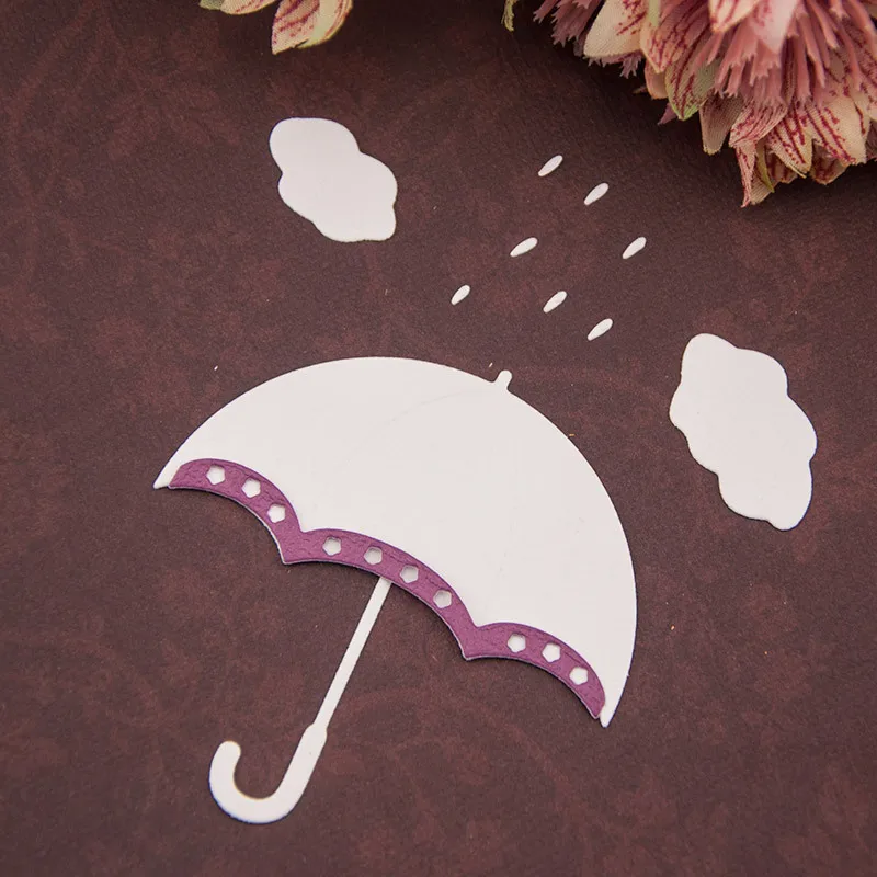 

DIY Metal Embossing Cutting Tool Mould Carbon Steel Paper-cut Card Formwork Rain Umbrella Metal Cutting Dies Scrapbooking