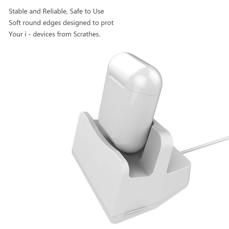 Зарядная Станция 2 в 1 док станция с держателем для Apple Airpods Air Pods IPhone 11 Pro Max XS XR 8 7