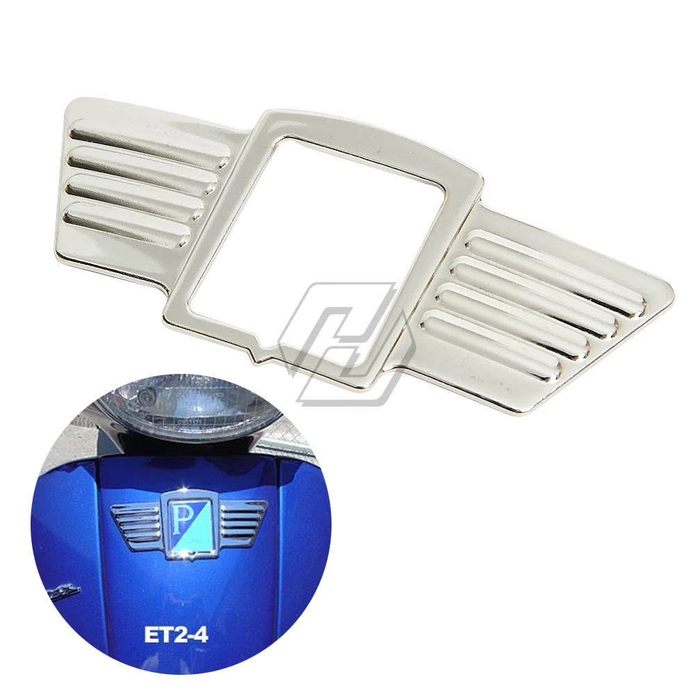 Motorcycle Chrome Wings Logo Trim Case for Piaggio Vespa 125 150 GS150 GS160 SS180 ET2 ET4 GT200 | Автомобили и мотоциклы