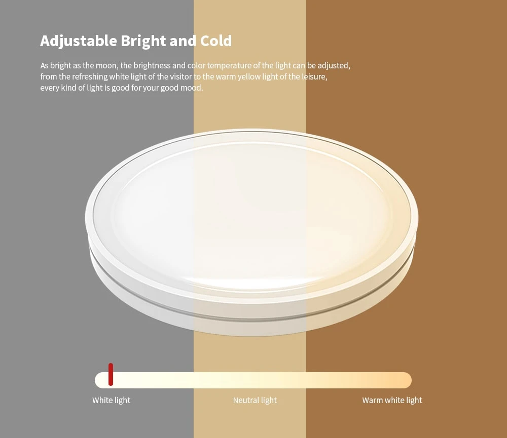 Yeelight AC220 50 Вт 450x70 мм 2800lm Smart Ra95 светодиодный потолочный светильник приложение пульт дистанционного управления Диммируемый алгоритм дневного света пылезащитный