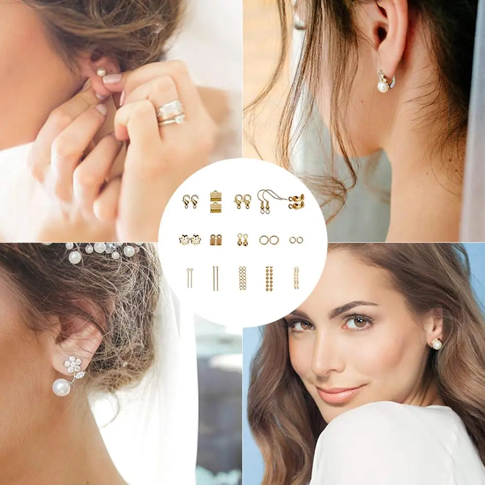 

A Variety of Earrings Accessories Material Boxed Manual DIY Jewelry Accessories for All People to Meet The Needs