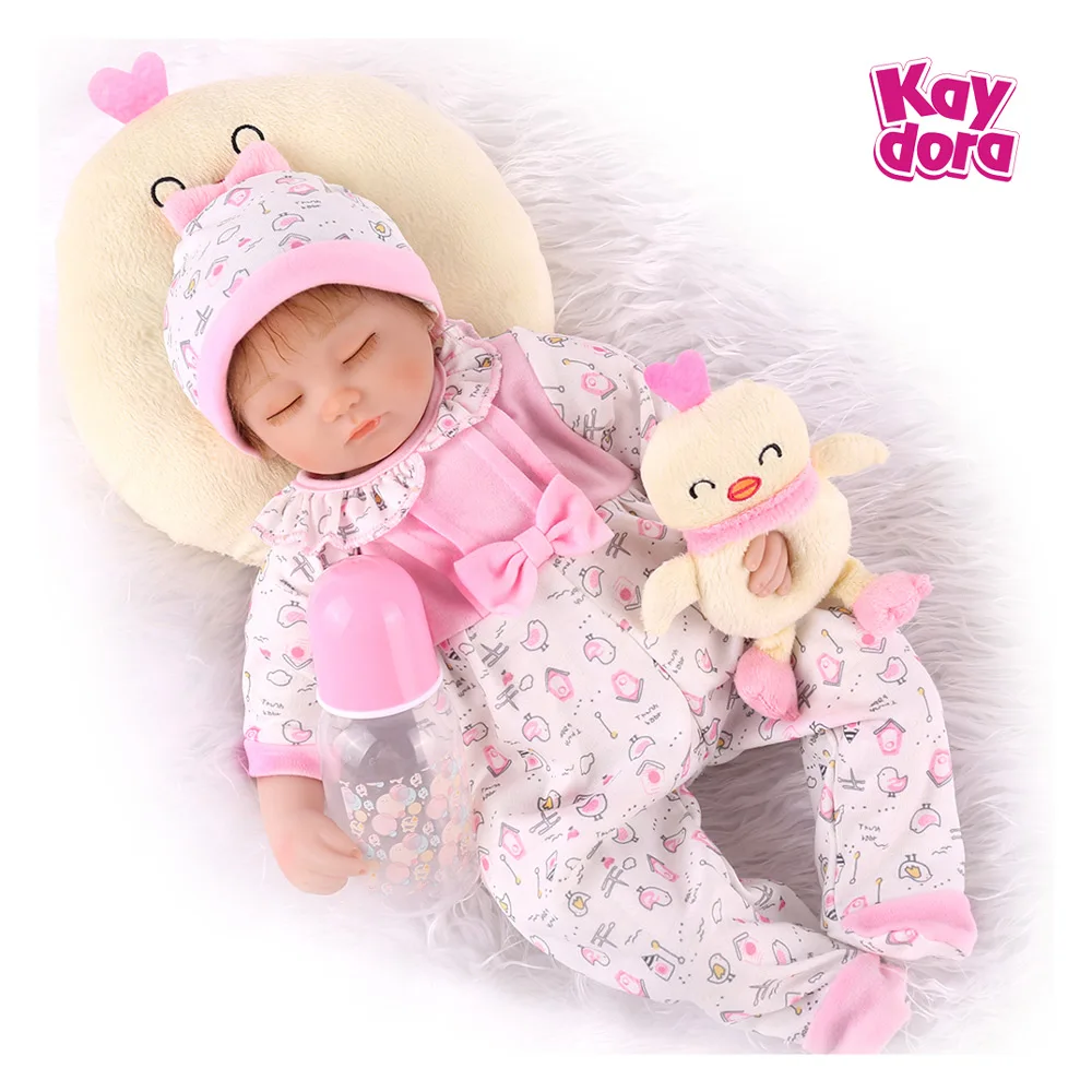 Имитация из силикона модель Reborn Baby Dolls 18 дюймов 48 см Bebe Alive Boneca реалистичные милые Menina кровать Playmate дети день рождения игрушки
