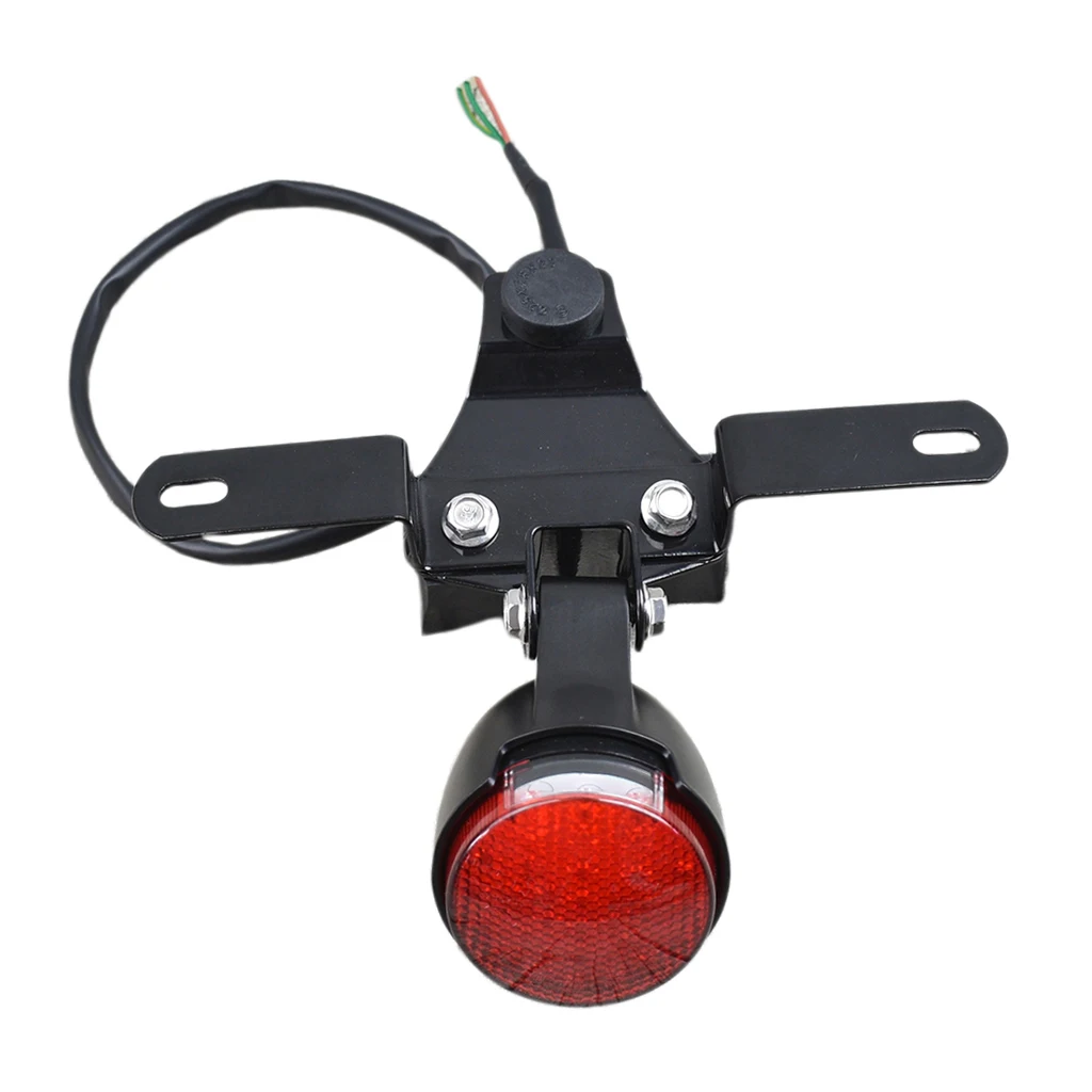 Motorcycle Round Reflector Red Rear Tail Brake Stop Light for Mash Seventy-five