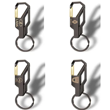 

3D Metal Car Key Ring Fashion Brand Auto Emblem Keychain For Renault Ople Lada Dacia Car Accessories Key Chain