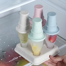 Пшеничная соломенная форма для мороженого, летняя милая форма для мороженого, мини конус, кухонный инструмент для дома, сделай сам, Морозилка, фруктовый сок, мультфильм