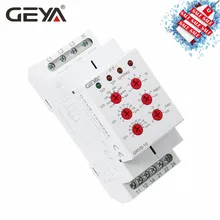 GEYA GRV8-10 новая 36 мм ширина 3 фазы реле контроля напряжения с временем сброса 0,1 s-10 s