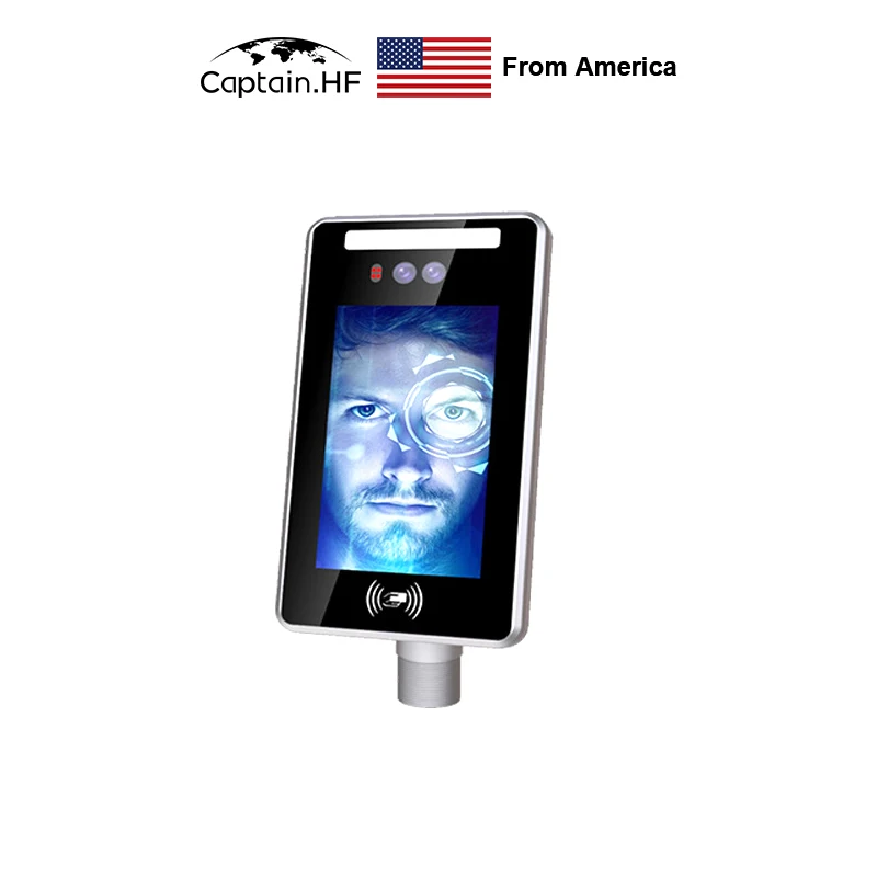 

US Captain Non Contact Temperature Measurement, Face Recognition Integrated Terminal, Access Control System, by Face ID