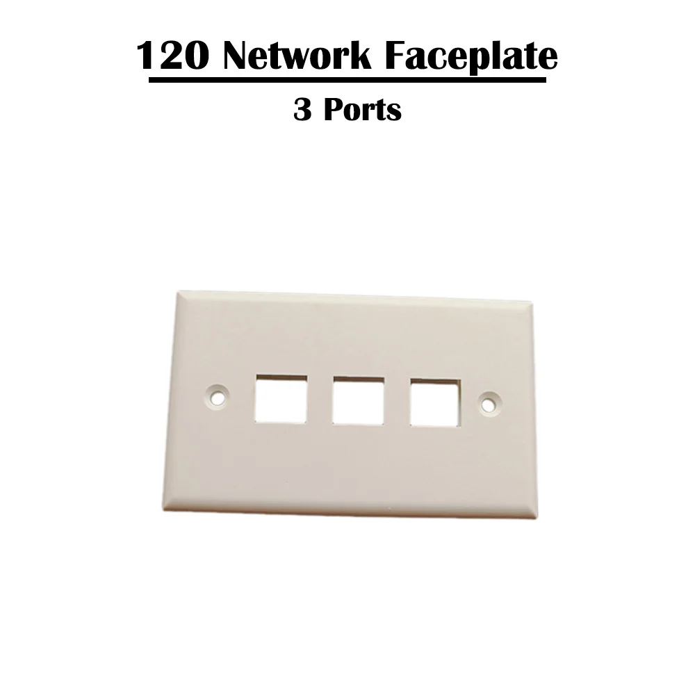 10 шт 1/2/3/4/6 панель с портом 120 Тип Американский настенной розетки RJ 45 порт