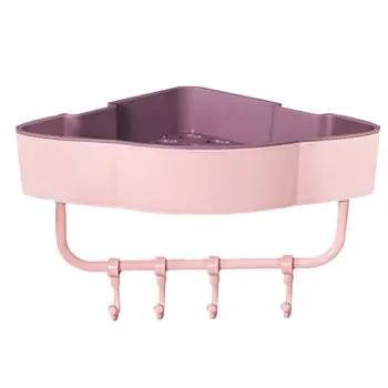 

Punch-free Triangle Storage Shelf For Kitchen Bathroom Corner Shelves Bedroom Wall-mounted Storage Shelf