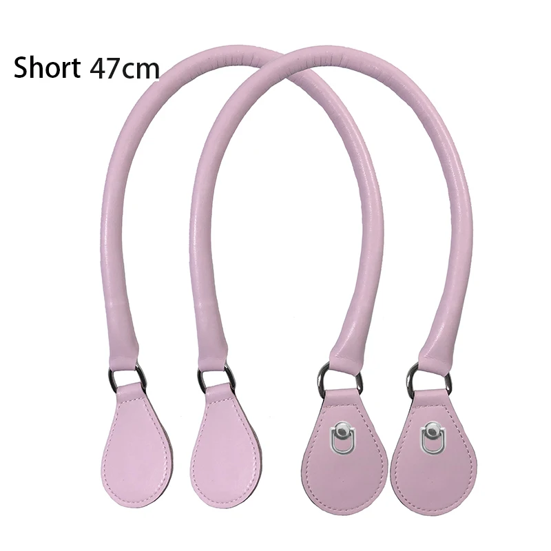 2021 New Leather Round Belt Handle with D Buckle Drops for City Chic Obag Basket Bucket Classic Mini Women Handbag O Bag 