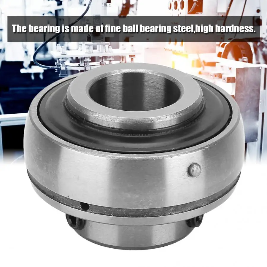 

UC202/UC202-9/UC202-10 Stainless Steel Cylindrical Bearing Insert Mounted Ball Bearing 47mm OD