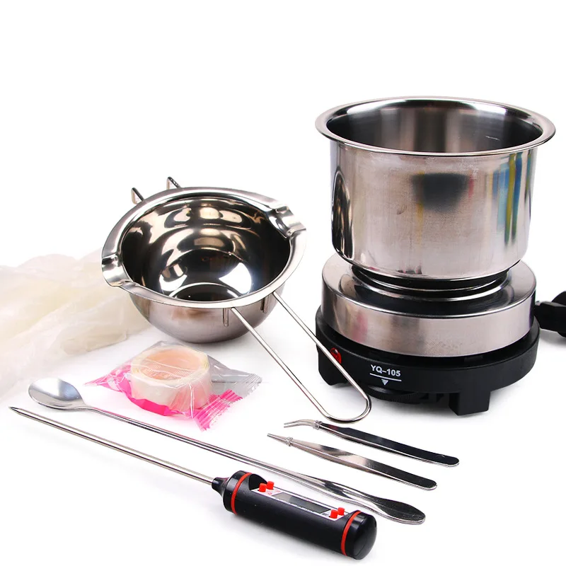 Candle Making Kit Candle Wax Boiler Melting Pot Candle Making Supplies Soy Wax Heating Boiler Handmade Soap Aromatherapy Candle Chocolate Melting Boiler DIY