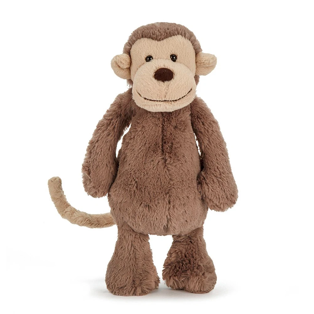 

30cm Long Plush Monkey Doll Stuffed Animal Baby Kids Sleep Appease Doll Cartoon Collection Toy