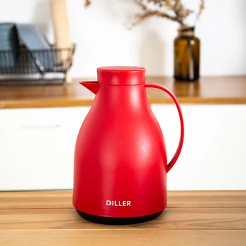 

Diller Water Pot Handle Grip Kithen Large Capacity Boiling Water Vacuum Thermos Flask Thermal Safety Insulation Kettle