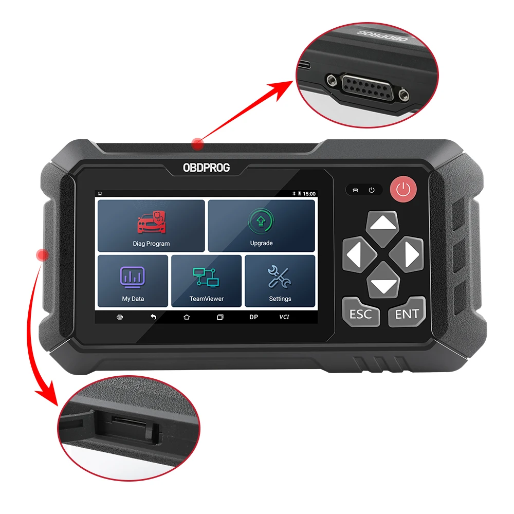 OBDPROG 501 Авто ключевой программист чтение чип EEPROM иммобилайзер Pin код OBD2 EOBD