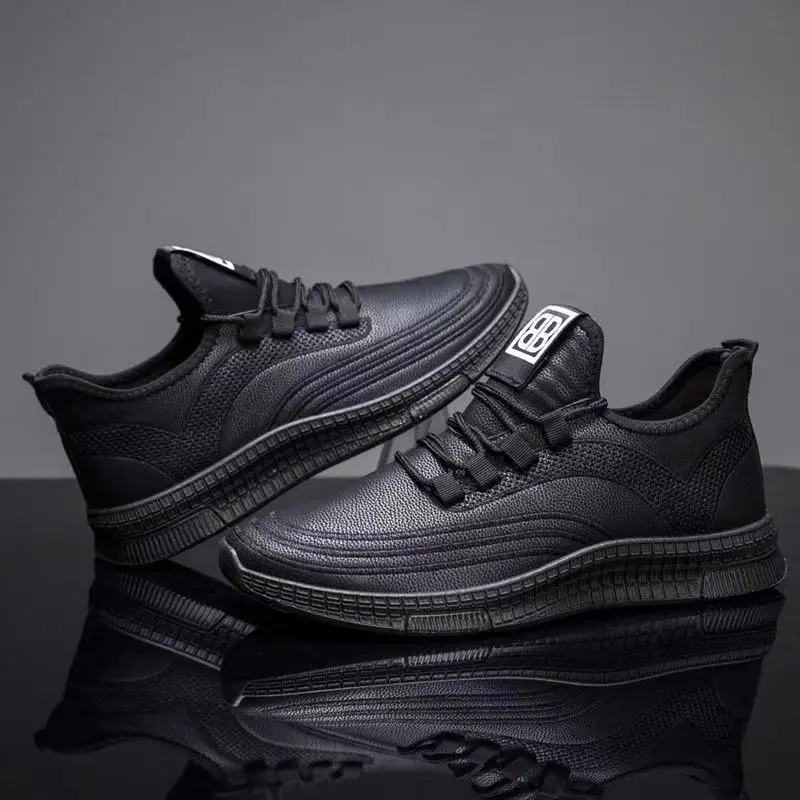 

Autumn MEN'S SHOES Soft Bottom Soft Surface Breathable Leather Casual Shoes New Style Versatile Men Athletic Shoes Men Running S