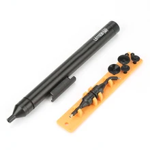 Manual Vacuum Suction Pen Soldering Sucking Pickup Tool Kit with Suckers for IC SMD