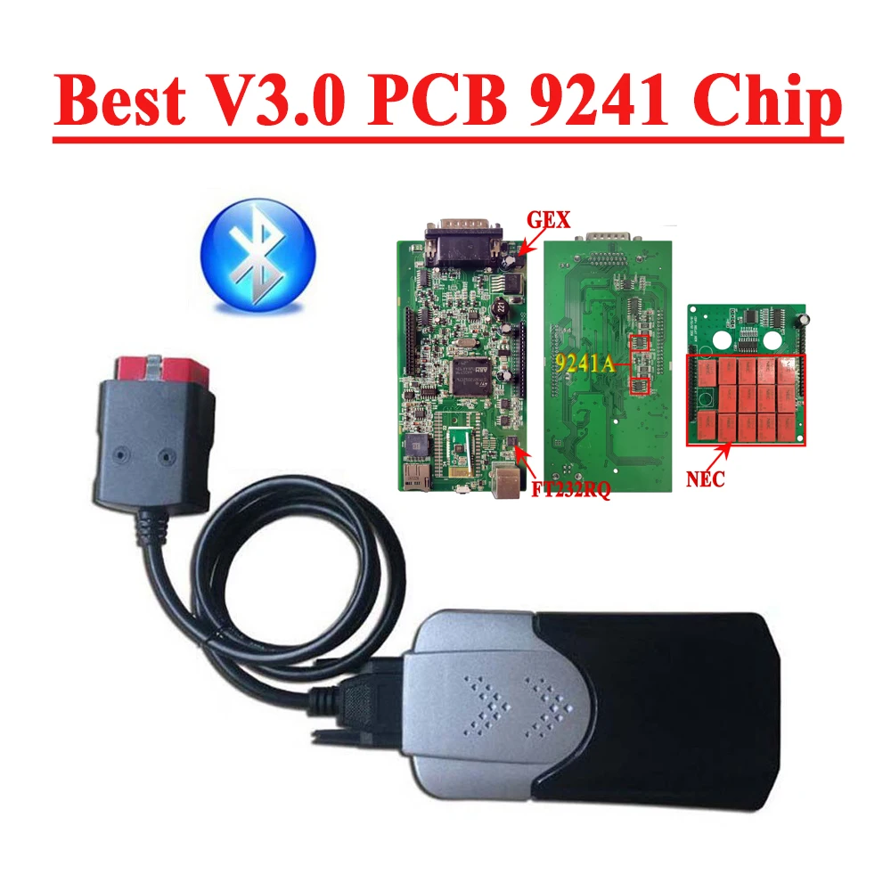 Новинка 2017.R3 адаптер генератора ключей с bluetooth новый vci vd ds150e cdp pro для delaksi obd2