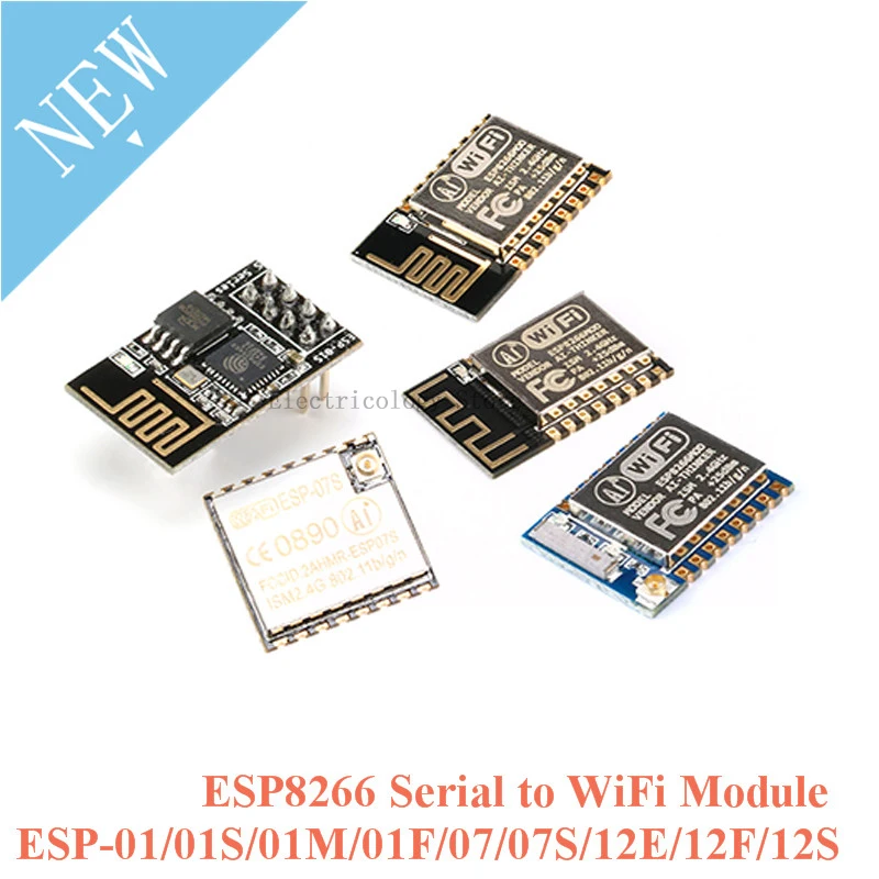 ESP8266 ESP 01 01S 01M 01F 07 07S 12S 12E Serial WIFI плата адаптера беспроводного модуля|Запасные