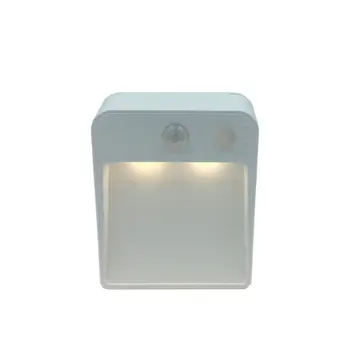 

Square Night Light Motion Sensor Lamp Cordless Movement Induction Nightlight LED Lighting Home Bedroom Stairs Garage Kitchen