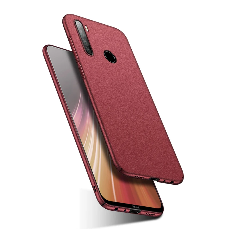 For Xiaomi Redmi Note 8t Pro K20 Pro 9T 9T Slim Sandstone Hard Shell Back Case For Xiaomi CC9E Matte Anti Fingerprint case (2)