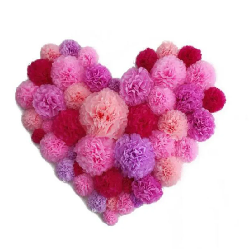 30pcs Handmade Tissue Paper Flower For Home Garden Wedding Birthday Party DIY Decoration 20010901