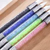 1 Pcs Dual-Ended Silicone Head Carving Dotting Pen Nail Art Brushes Rhinestone Crystal Handle Tool For DIY Gel Manicure Tools 4