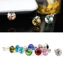 5 шт. Универсальный 3,5 мм Алмазная Пылезащитная вилка Аксессуары для мобильных телефонов гаджеты наушники enchufe del polvo вилки для iPhone 5 5S 6 6s